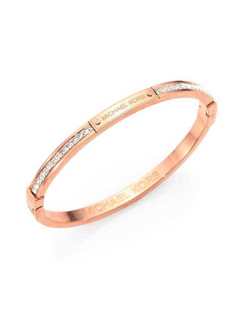 michael kors armband brilliance rose|Michael Kors bracelet macy's.